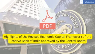 Highlights of the Revised Economic Capital Framework of the Reserve Bank of India approved by the Central Board