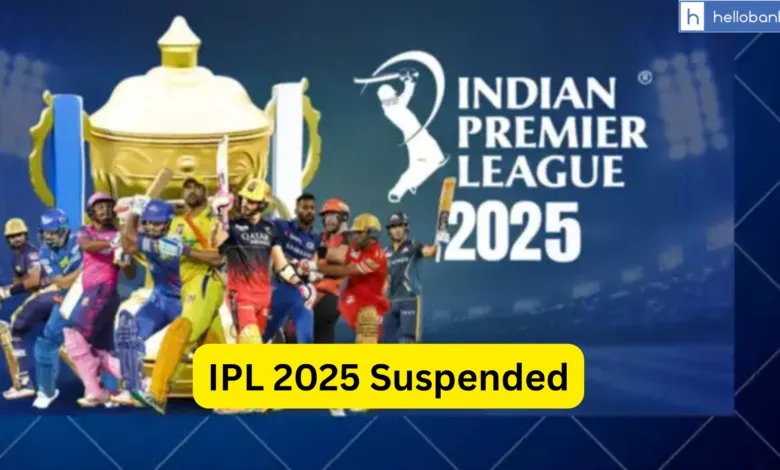 IPL 2025 has been suspended due to War Situation in India