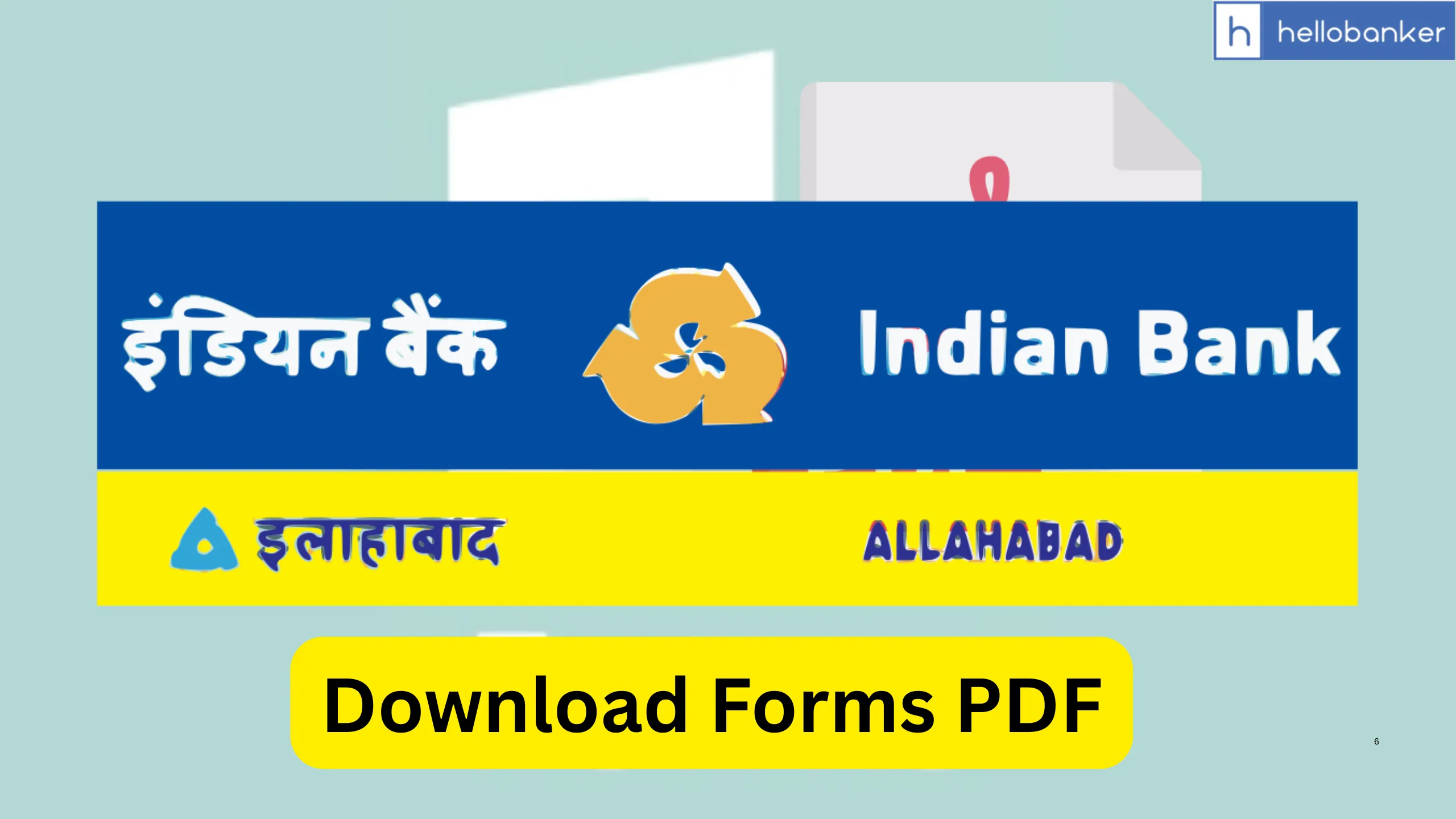 Indian Bank Forms Download PDF