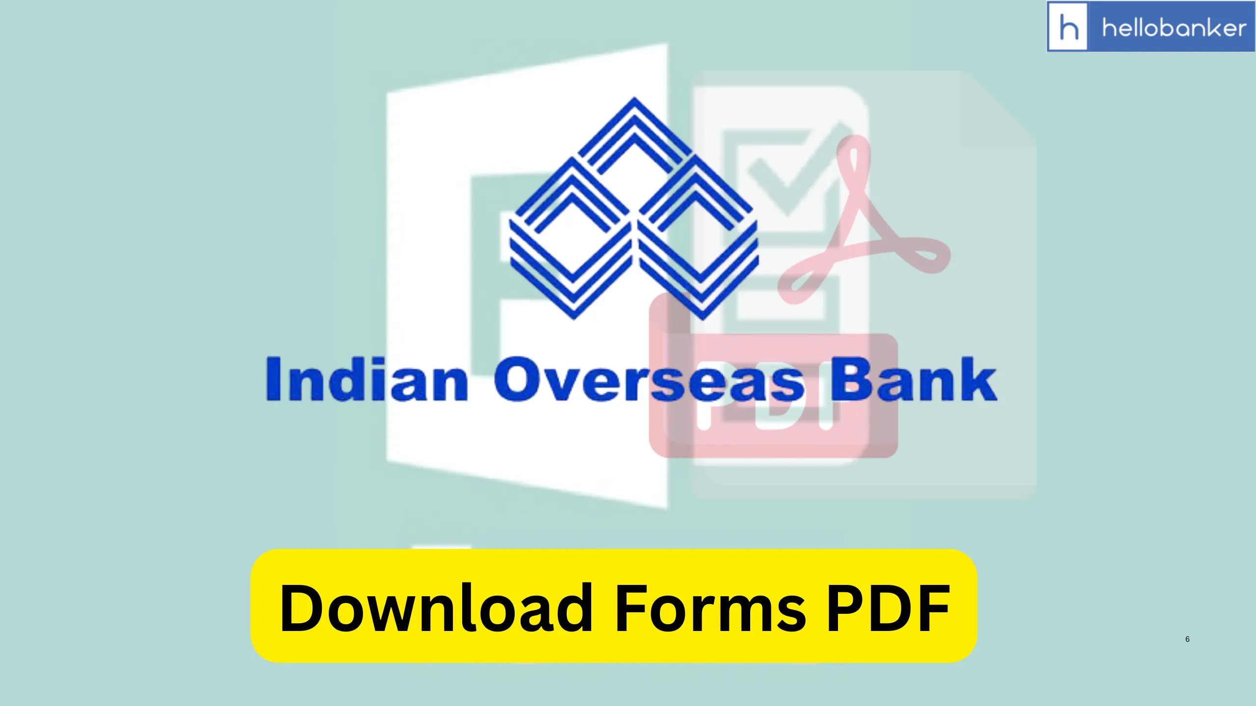 Indian Overseas Bank Forms Download PDF