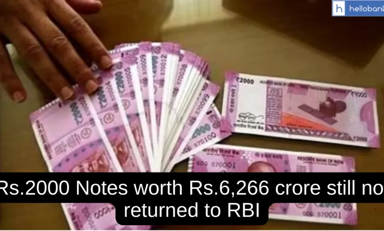 Rs.2000 Notes worth Rs.6,266 crore still not returned to RBI, Are notes still Valid?