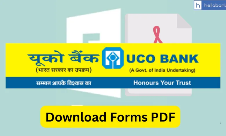 UCO Bank Forms Download PDF