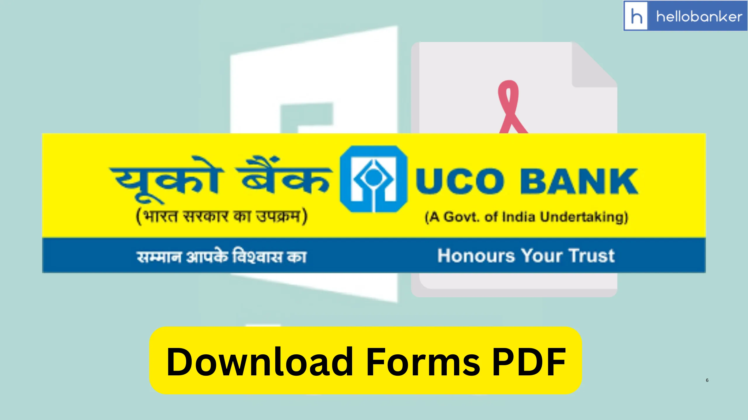 UCO Bank Forms Download PDF