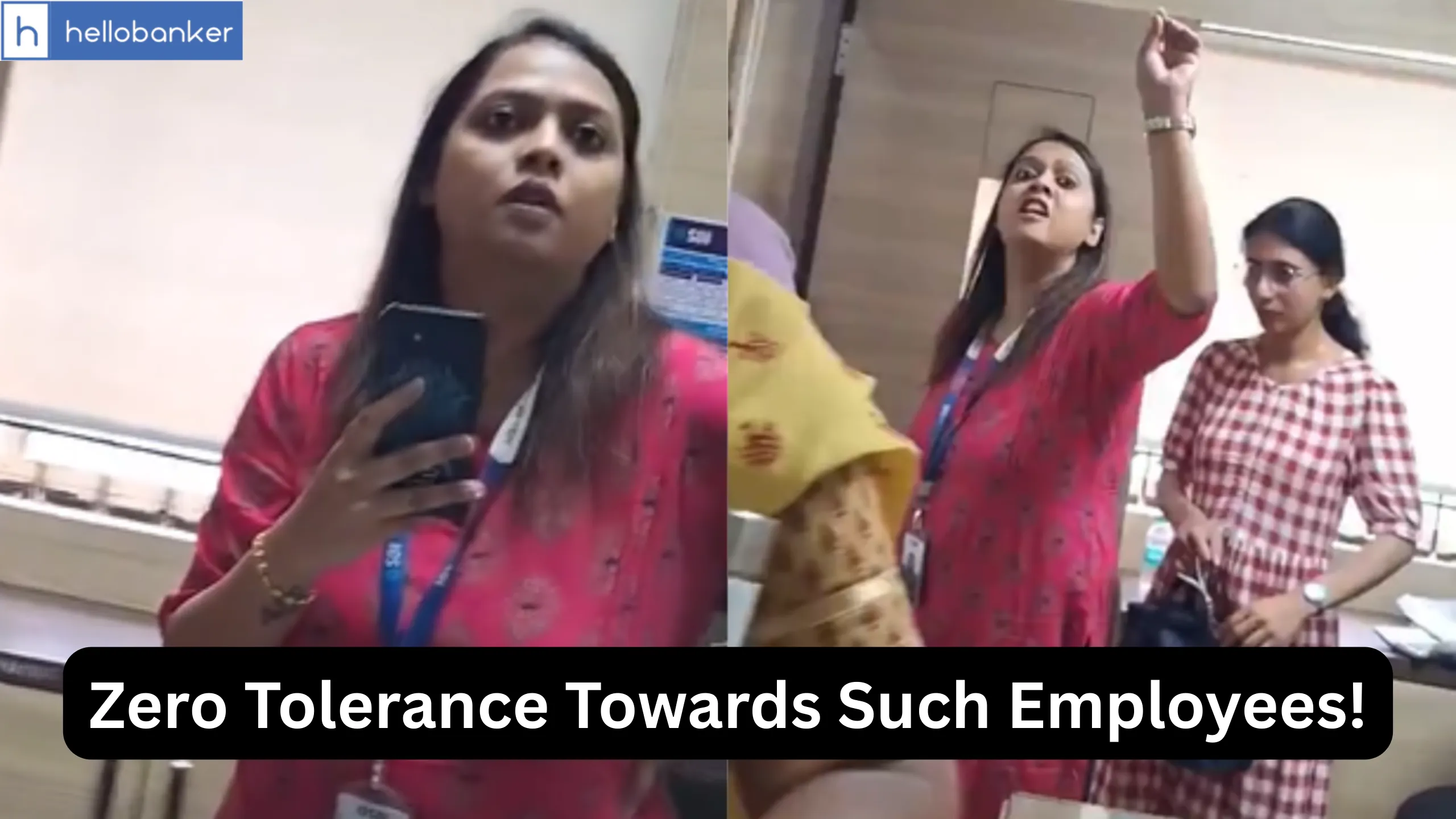 Zero Tolerance Towards Such Employees! SBI issues statement against Female Staff for Refusing to Speak Kannada