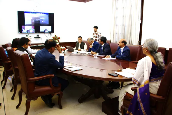 Finance Minister Nirmala Sitharaman Holds High-Level Meeting with MD and CEO of Banks