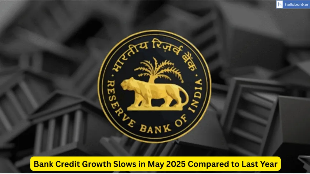 Bank Credit Growth Slows in May 2025 Compared to Last Year: RBI Data