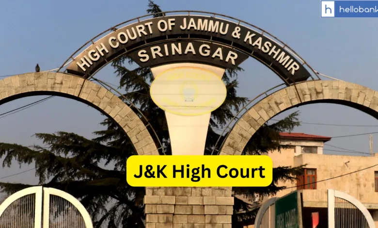 J&K Jammu and Kashmir high Court