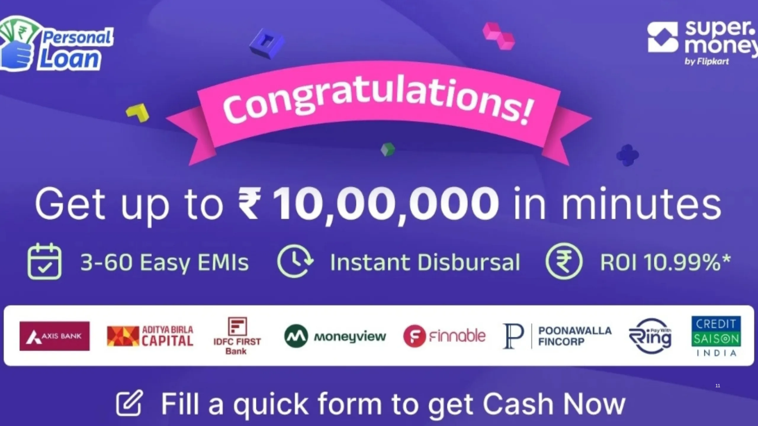 Now you can get Loans upto Rs.10 Lacs on Flipkart, RBI Gives License to Flipkart