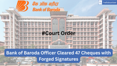 Bank of Baroda Officer Cleared 47 Cheques with Forged Signatures, Now Court Gives Order