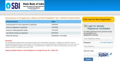 SBI Bank Probationary Officer (PO) Recruitment 2025 Notification Released and Apply Online for 541 Posts