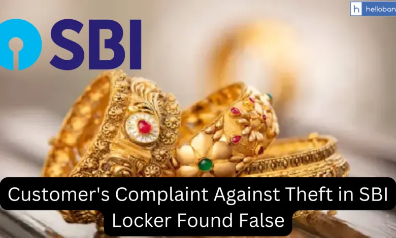 Customer's Complaint Against Theft in SBI Locker Found False, All Jewellery Found in Locker Itself