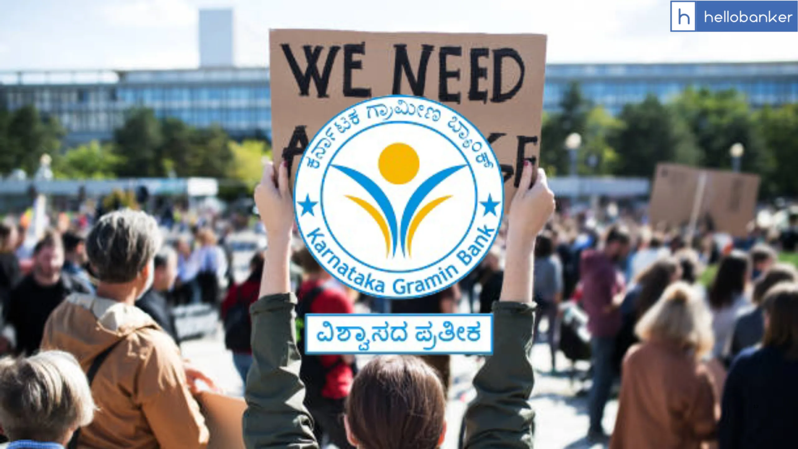 Karnataka Grameen Bank Officers Protest Against Unfair Transfers, Indefinite Dharna on 8th July
