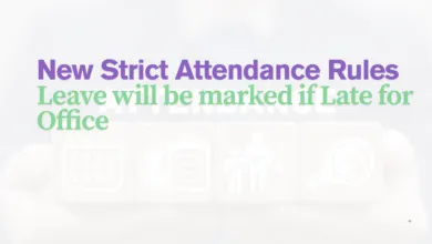Leave will be marked if Late for Office