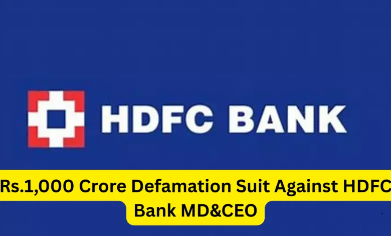 Lilavati Trust Files Rs.1,000 Crore Defamation Suit Against HDFC Bank CEO Sashidhar Jagdishan