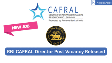 RBI CAFRAL Vacancy Released for Director Post, Check Eligibility and Apply