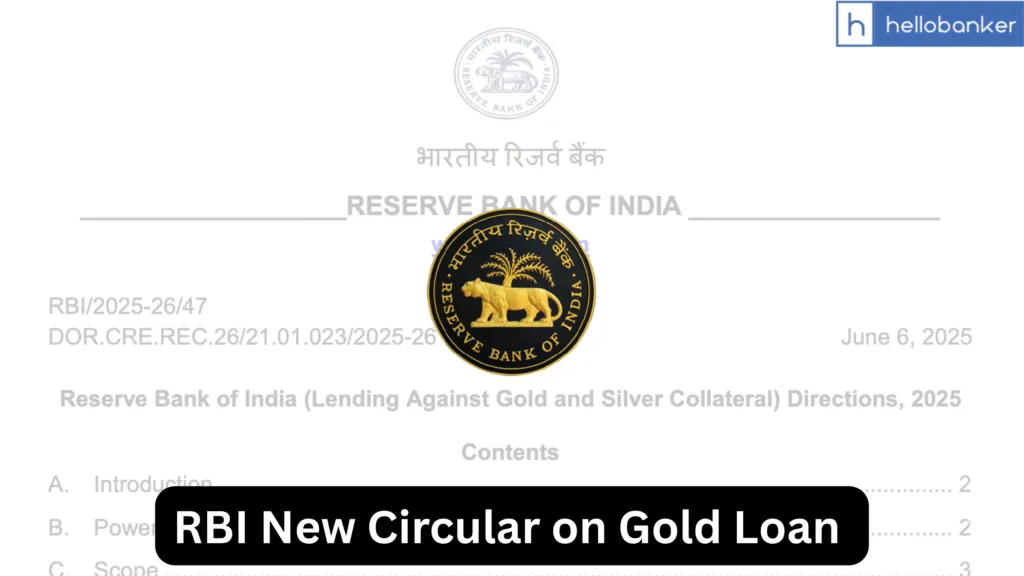 RBI New Circular on Gold Loan 2025 [Download PDF]