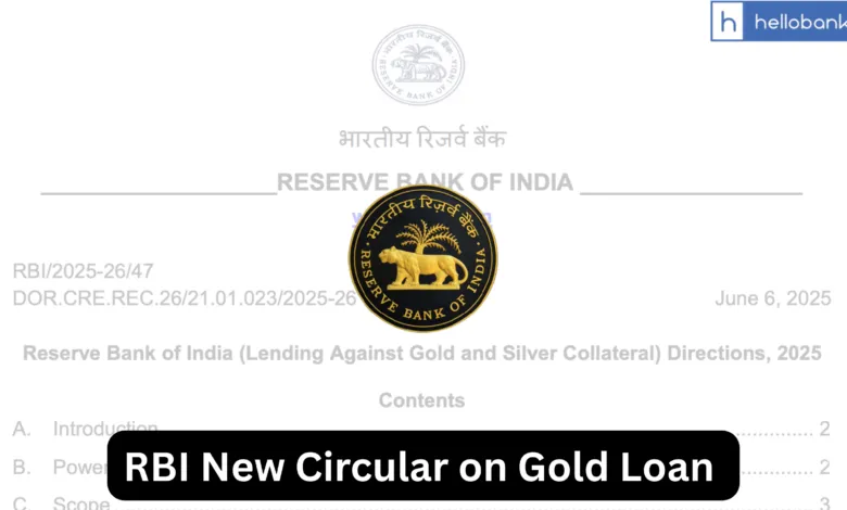RBI New Circular on Gold Loan 2025 [Download PDF]