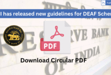 RBI has released new guidelines for DEAF Scheme, Download Circular PDF