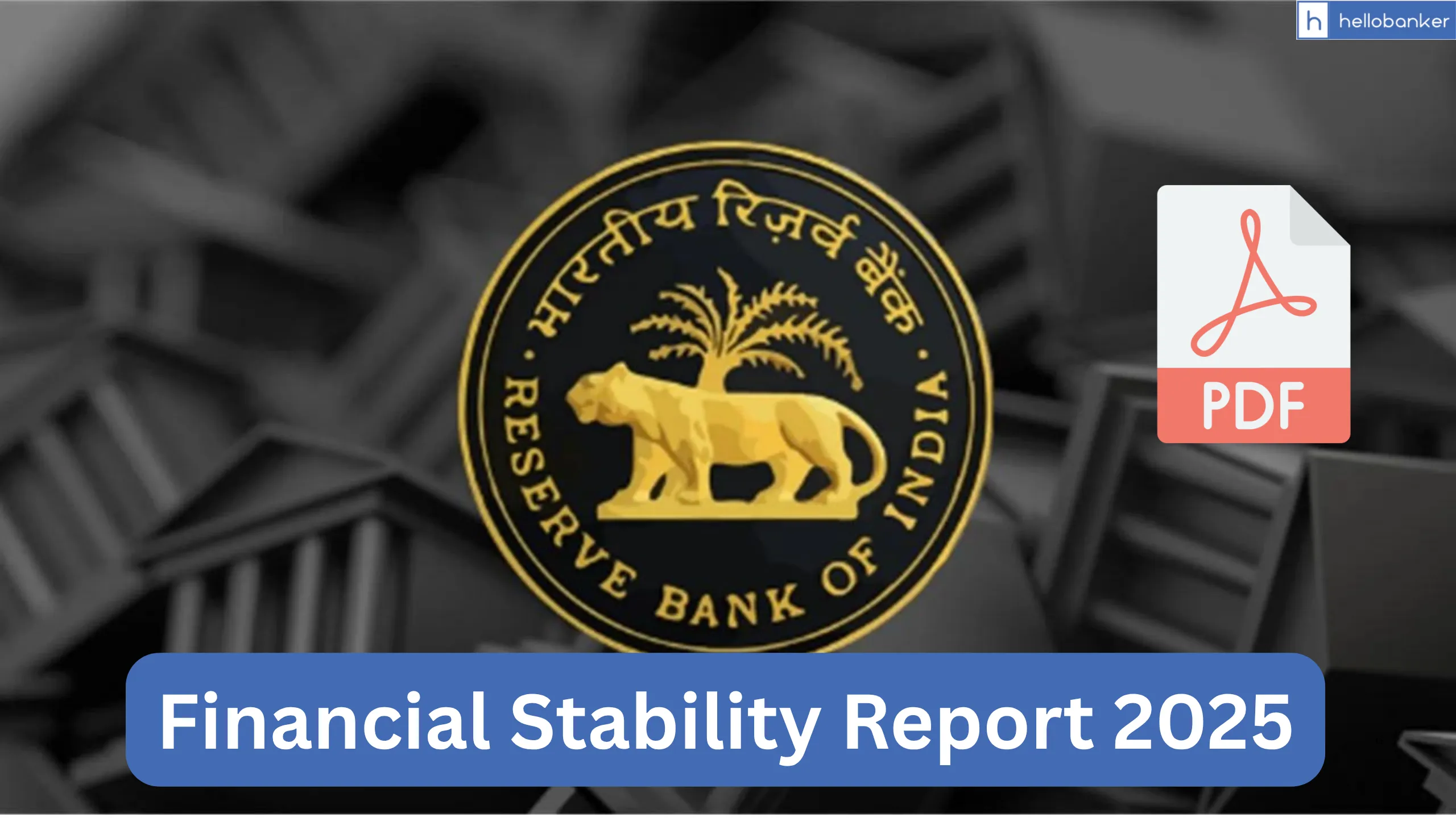 RBI released Financial Stability Report 2025 [Download PDF]
