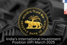 RBI Data: India’s International Investment Position (IIP) March 2025 [PDF]