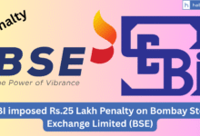 SEBI imposed Rs.25 Lakh Penalty on Bombay Stock Exchange Limited (BSE)
