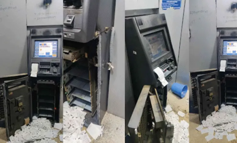 Thieves steal Rs 27 lac from SBI ATM kiosk in Kolar Karnataka