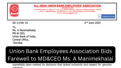 Union Bank Employees Association Bids Farewell to MD&CEO Ms. A Manimekhalai