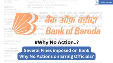 Why RBI imposed several Fines on Bank of Baroda, Why No Action on Erring Officials? AIBOBOU raises Questions and Demands Investigation