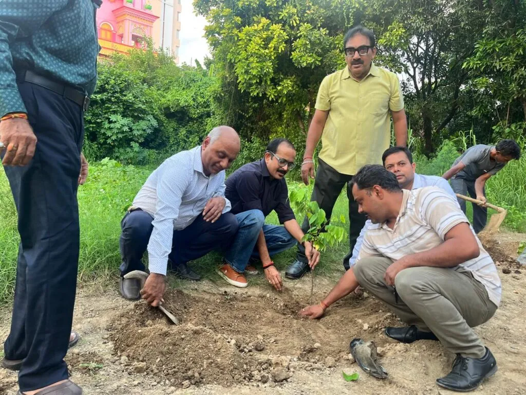 AIBOC members planted fruit bearing trees