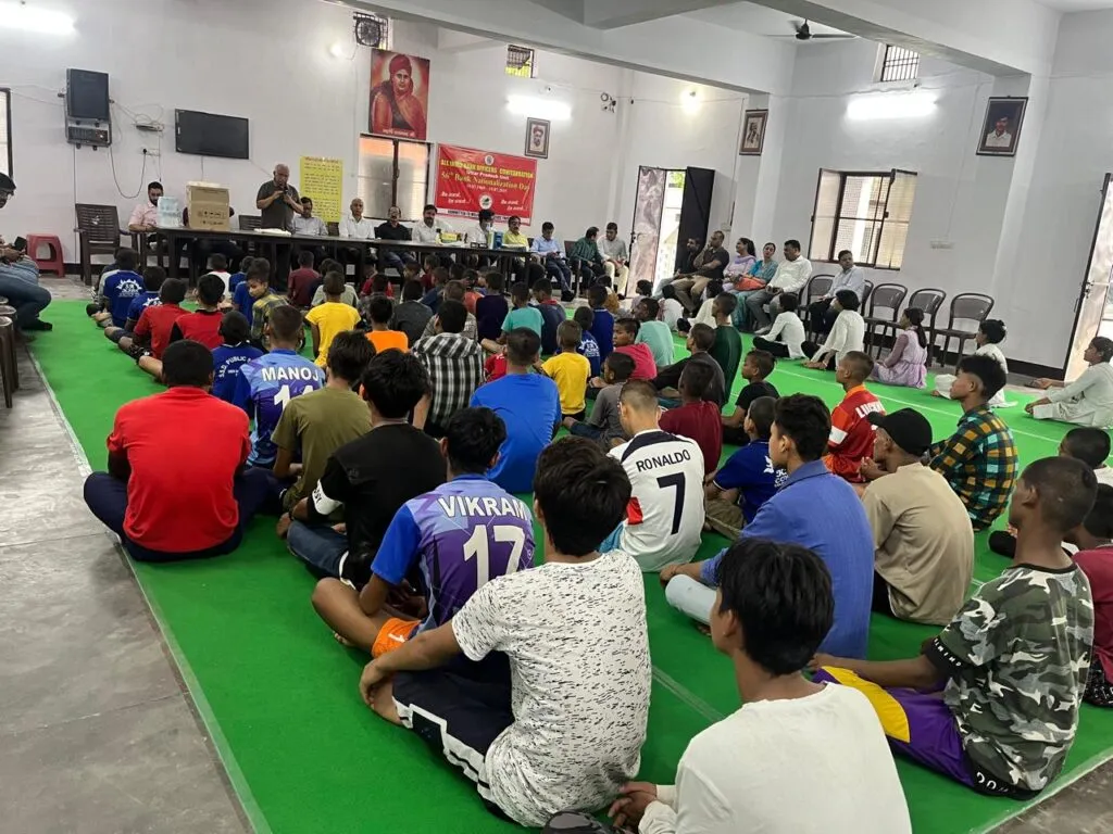AIBOC members interacted with children in orphanage