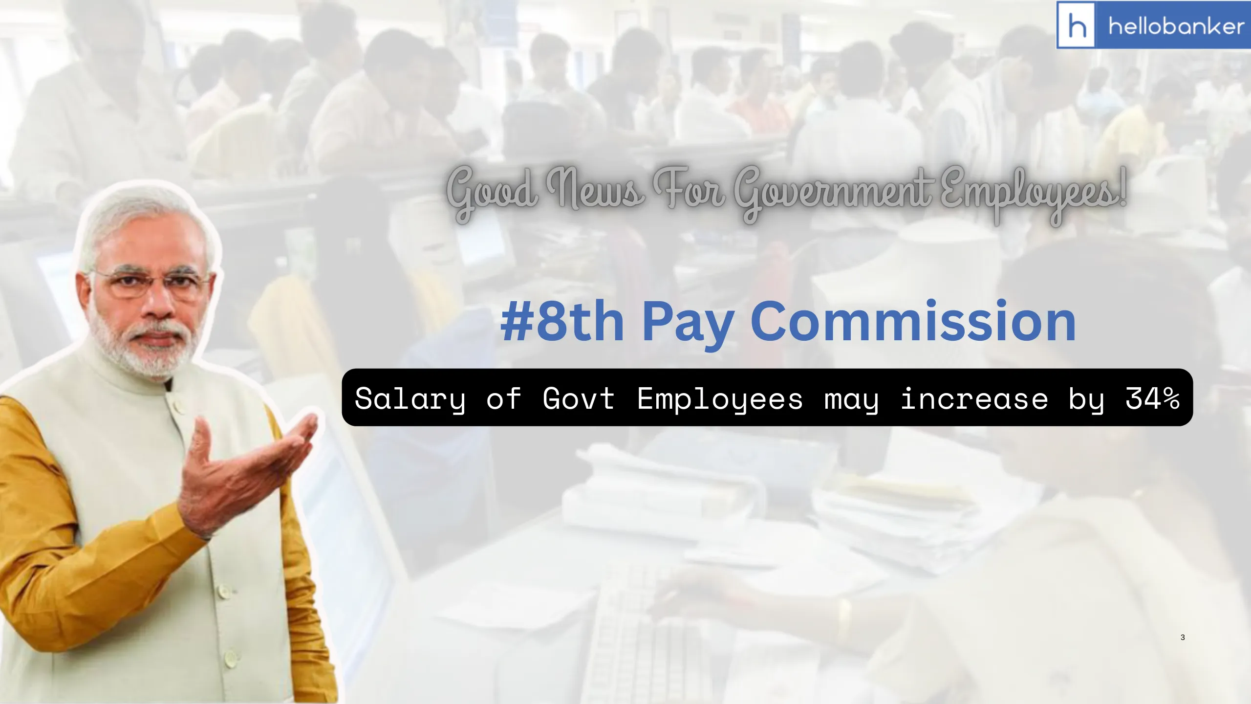 8th Pay Commission: Salary of Govt Employees may increase by 34%