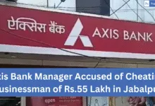 Axis Bank Manager Accused of Cheating Businessman of Rs.55 Lakh in Jabalpur