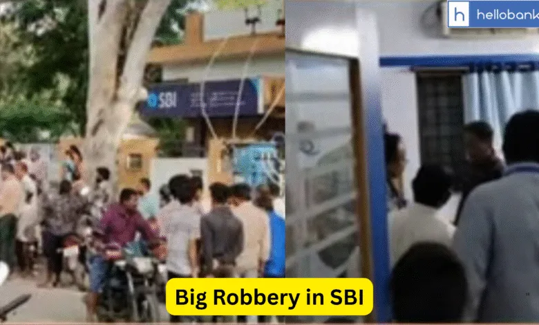Big Robbery in SBI! 10 Kg Gold and Rs.38 Lakh Cash looted from SBI in Andhra Pradesh