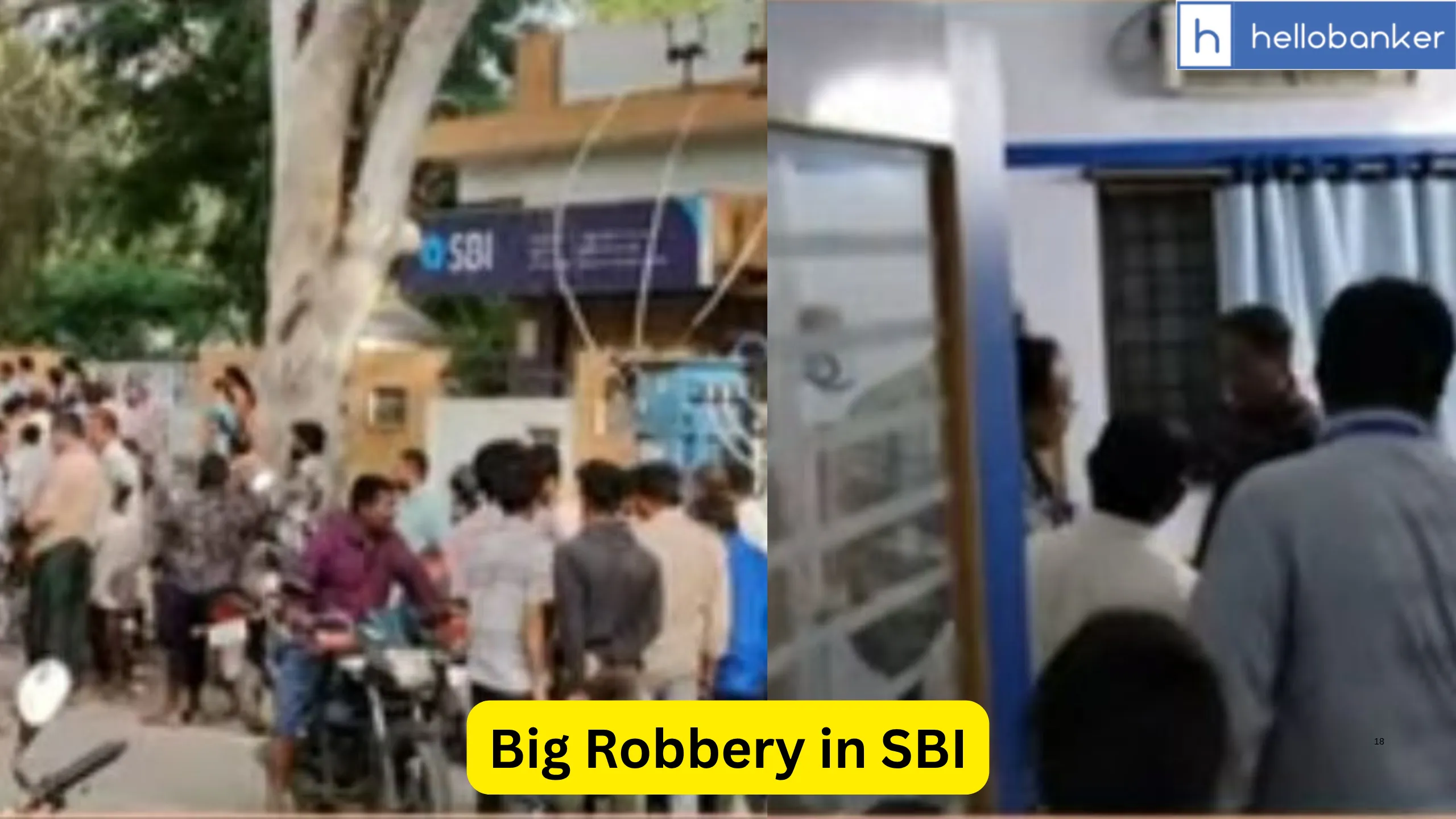 Big Robbery in SBI! 10 Kg Gold and Rs.38 Lakh Cash looted from SBI in Andhra Pradesh