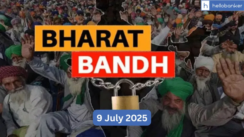 Bharat Bandh 9 July: Over 25 crore Employees on Strike, Banks and Govt Offices Closed