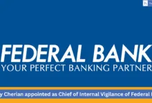 Bincy Cherian appointed as Chief of Internal Vigilance of Federal Bank