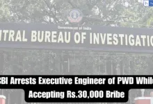 CBI Arrests Executive Engineer of PWD While Accepting Rs.30,000 Bribe in Delhi