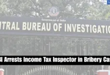 CBI Arrests Income Tax Inspector in Bribery Case of Rs.70,000 in Vijayawada