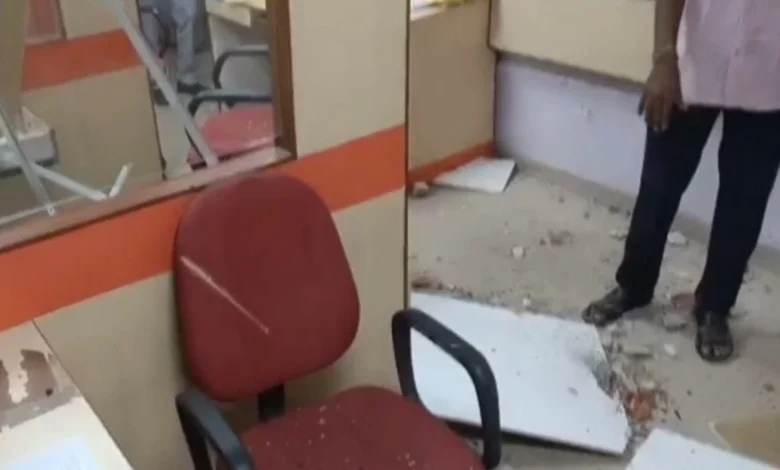Ceiling Collapses at Bank of Baroda Branch in Raebareli, Sparks Safety Concerns
