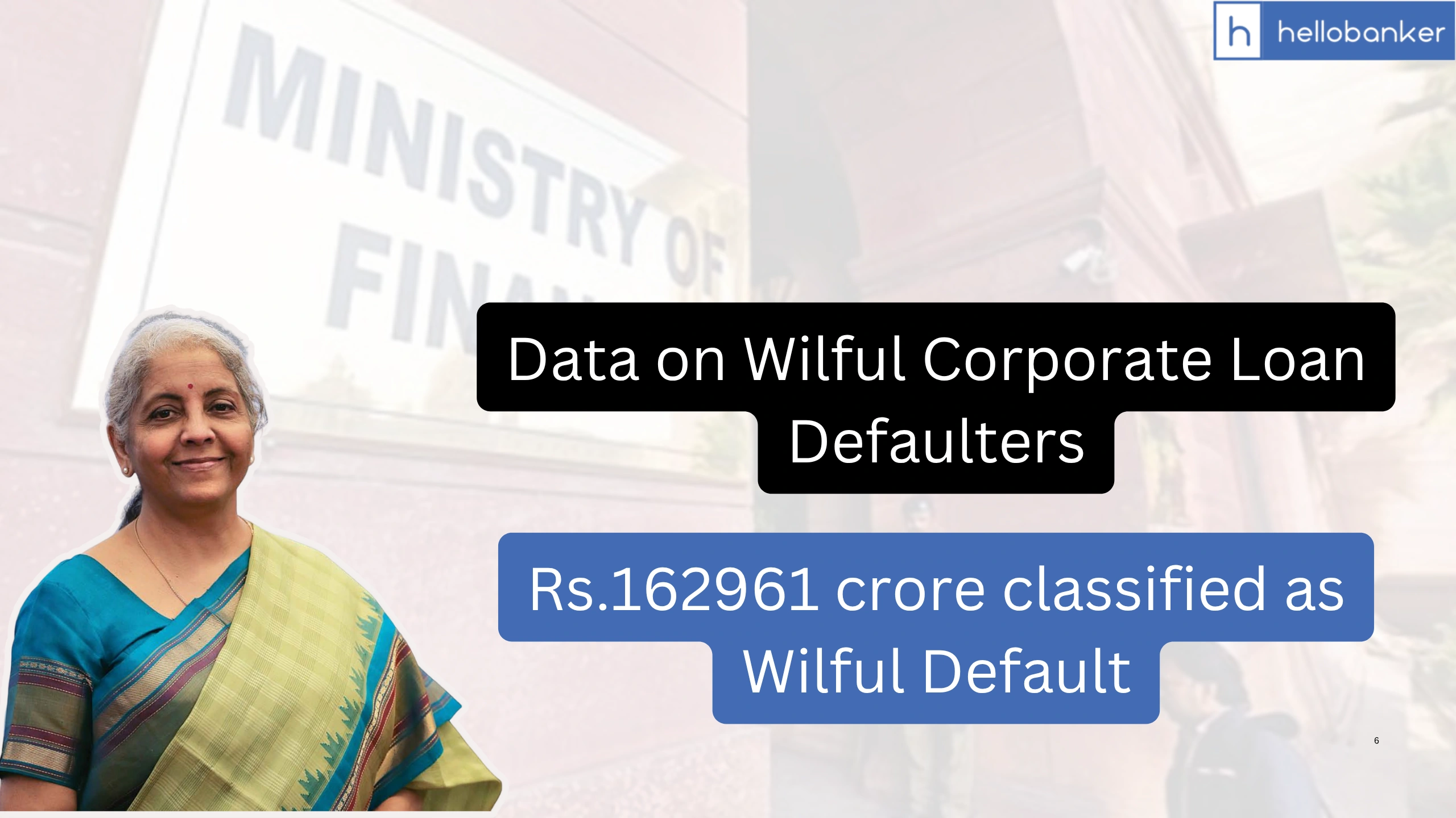 Data on Wilful Corporate Loan Defaulters, Rs.162961 crore classified as Wilful Default