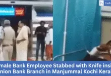Female Bank Employee Stabbed with Knife inside Union Bank Branch in Manjummal Kochi Kerala