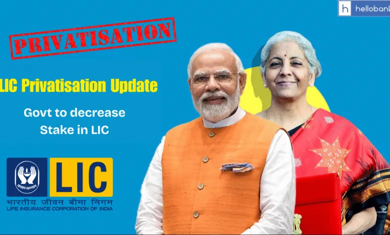 Government plans to decrease Stake in LIC