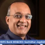 HDFC Bank MD&CEO Sashidhar Jagdishan