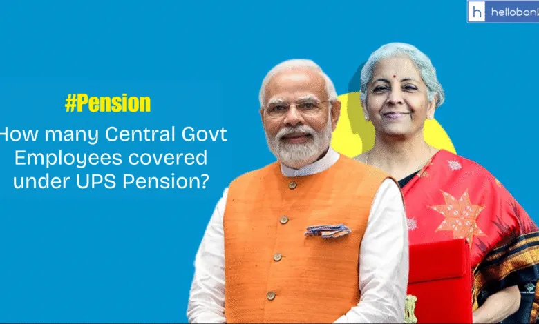 How many Central Govt Employees covered under UPS Pension, How many claims received? Check Data