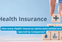 How many Health Insurance claims were settled and rejected by Companies? Check Data