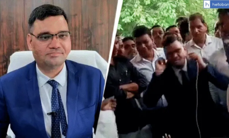 IAS Officer Rinku Singh Does Sit-ups