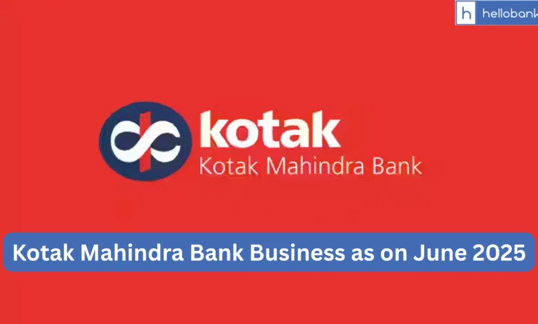 Kotak Mahindra Bank Business as on June 2025