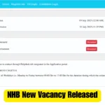 National Housing Bank (NHB) Vacancy Released for Various Officer Posts, Download Notification PDF
