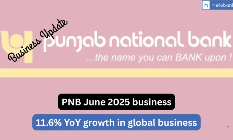 PNB reports June 2025 provisional business, 11.6% YoY growth in global business
