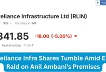 Reliance Infra Shares Tumble Amid ED Raid on Anil Ambani's Premises
